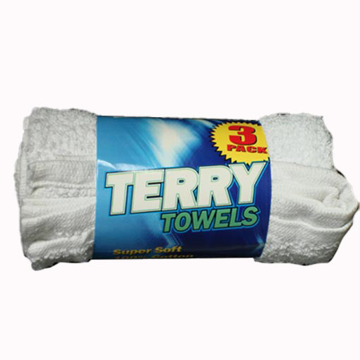 TERRY TOWEL 3 PACK 17'X 14'