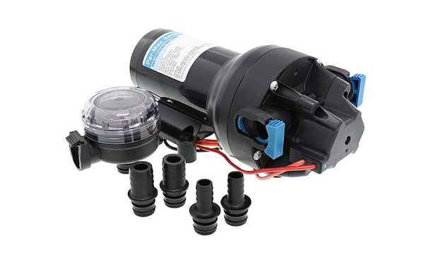 Jabsco 501J118S3A Fresh Water Pump; Par-Max™ HD5; 12 Volt DC; Self-Priming; 5 Gallon Per Minute; Shuts Off At 60 PSI