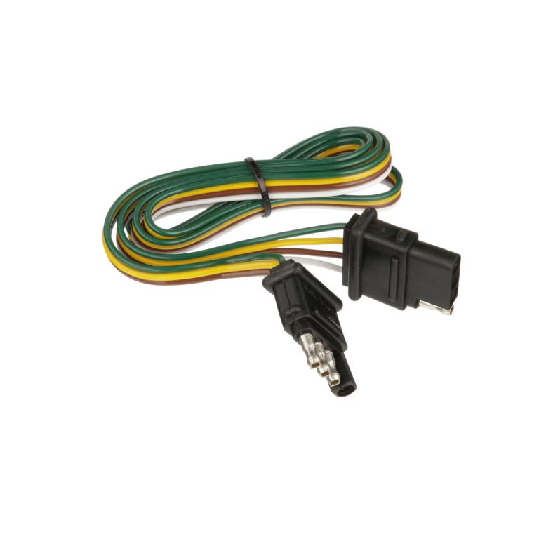 4 WAY FLAT CONNECTORS WITH 48' WIRE