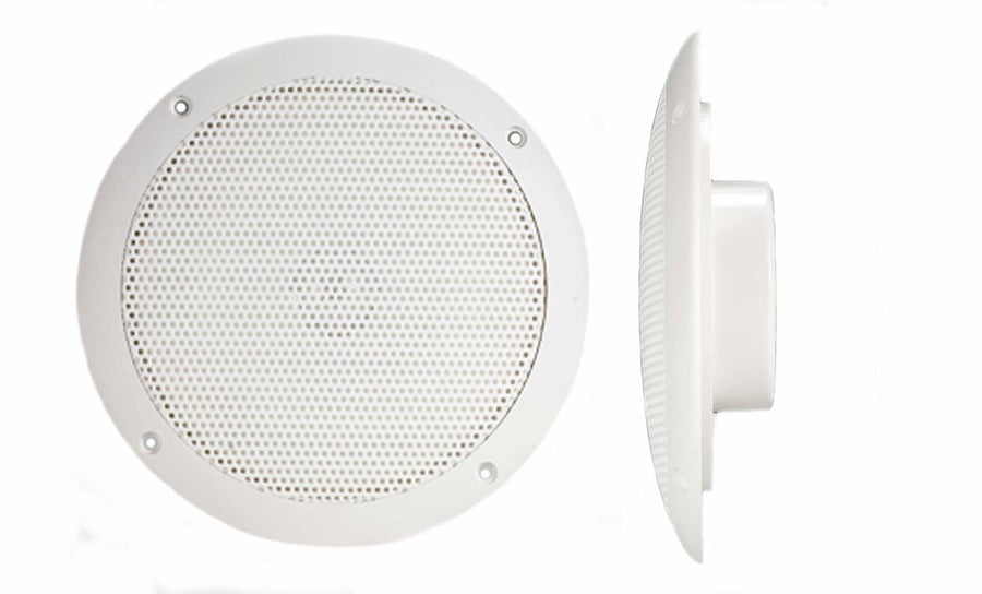1PR 6' SPEAKERS WHITE