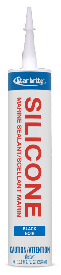 SILICONE SEALANT 10.3OZ BLK - CA