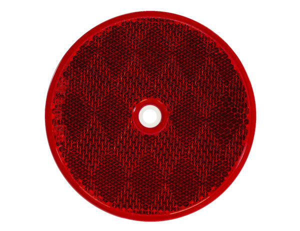 REFLECTOR  RED  3-3/16IN ROUND BOLT