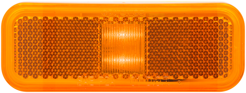 LED MARK;RECT;2 DIODE;TWO WIRE;AMBR