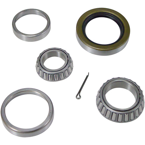 Dutton Lainson Corp 21821 Trailer Wheel Bearing; Fits 1-3/8 Inch x 1-1/16 Inch Spindle Outer Diameter x 1.98 Inch Hub Inner Diameter; With Two Bearings/ Two Bearing Race/ One Grease Seal/ One Cotter Pin