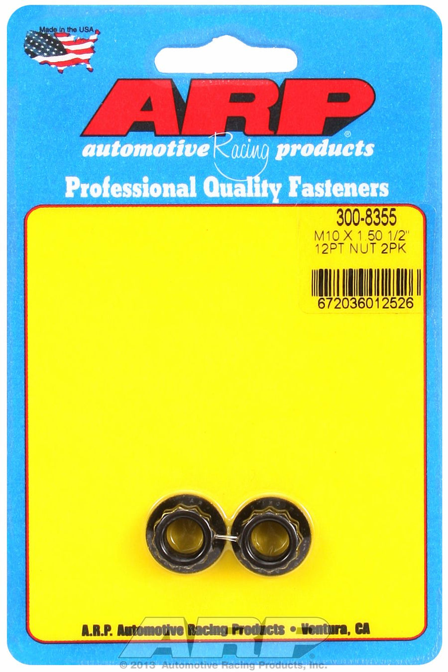 M10X1.50 SS 12PT NUT KIT