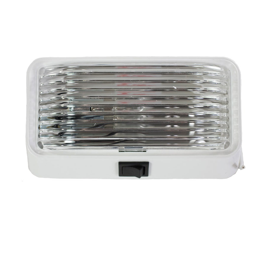LED PRCH LITE W/SW BWHT C-LENS