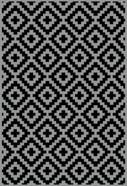 8X20 MAT BLACK/GREY