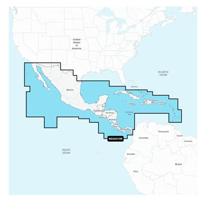 CENTRAL AMERICA & CARIBBEAN GARMIN