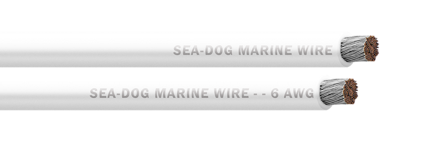 6 AWG WHITE 100FT BATTERY CABL E