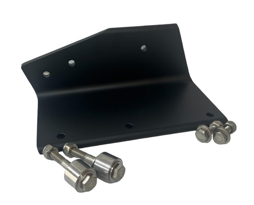 L BRACKET WITH 3  OFFSET PORT SIDE