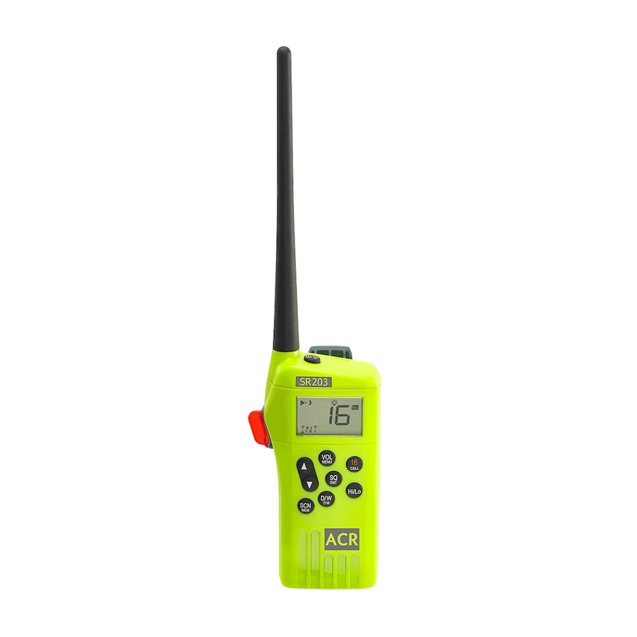 SURVIVAL VHF  SR203  5 YR. BATTERY