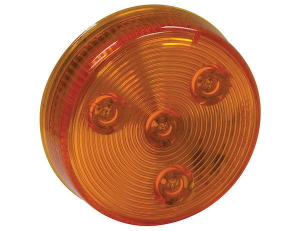 LIGHT 2.5RD MARKER 4LED AMBER 10 PC