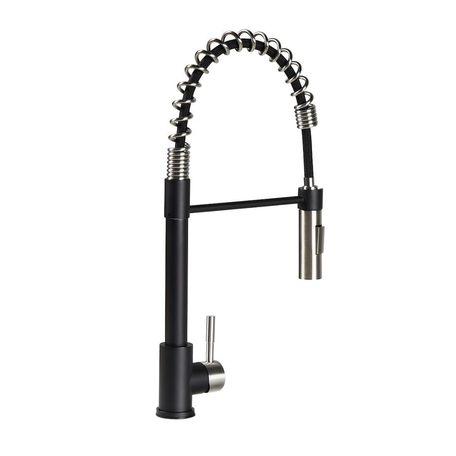 BLACK/SS PULL-DOWN FAUCET