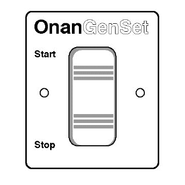ONAN STANDARD REMOTE PANE