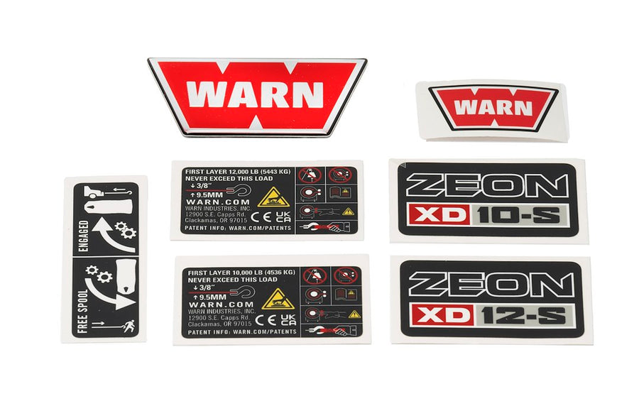 REPLACEMENT LABEL KIT FOR ZEON