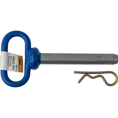 HITCH PIN W/COTTER 3/4INX 4-1/2 SIL