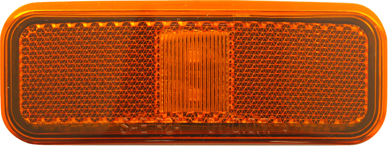 2LED YLW MARKER LIGHT W/REFLEX LENS
