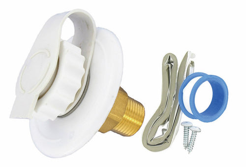 WTR INLET LF PL 2.75' WHT