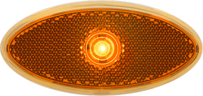LED 2X4 M/C;AMB;RFLX;BLCKBASE;HARDW