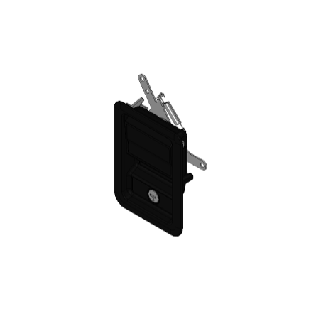 SILVER DOOR LATCH
