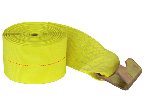 WINCH STRAP 4'X27' W/FLAT