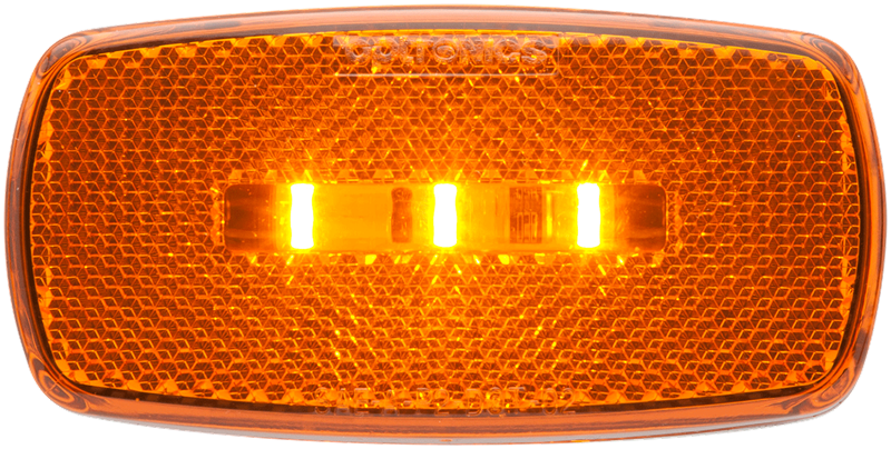 LED MARK LIGHT;OVAL;AMBER;
