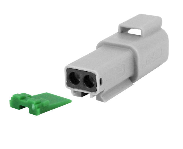 DEUTSCH  2-POS DT RECP. & WEDGE LOC
