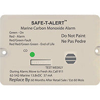 MARINE CO DETECTOR FLSH MNT WHT