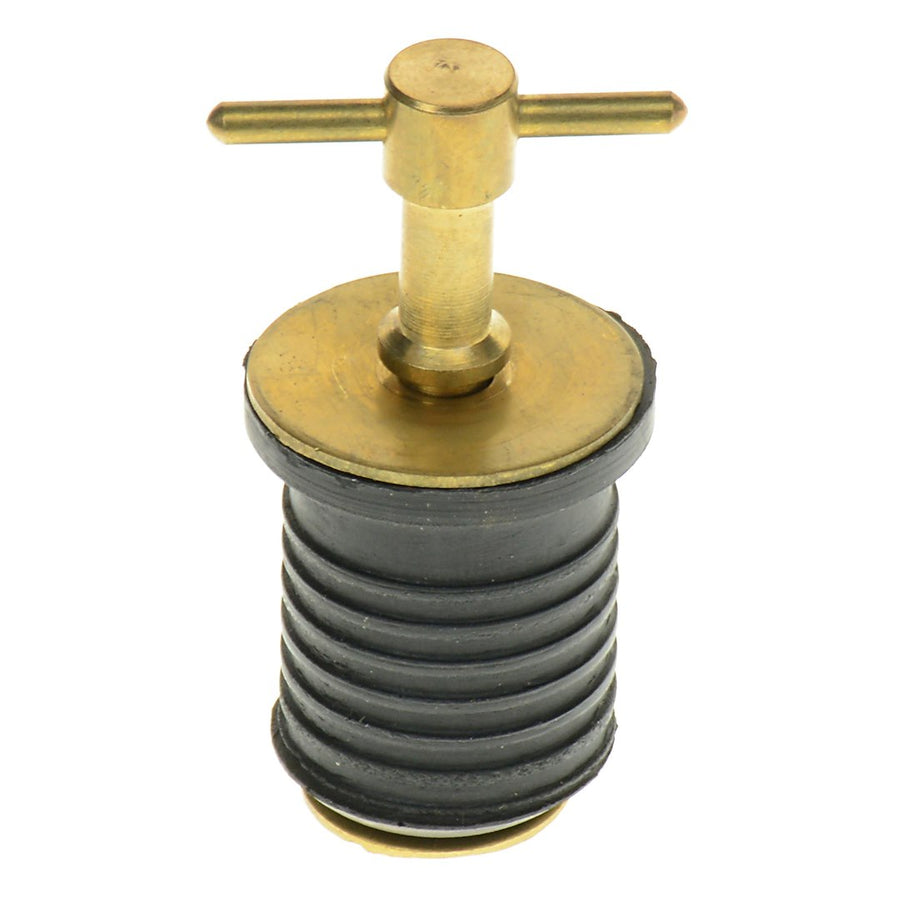 TWIST DRAIN PLUG 1' BRASS