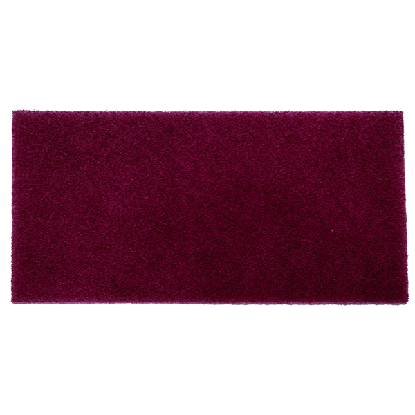SEM4.5IN X 9IN SCUFF PAD MAROON 25/
