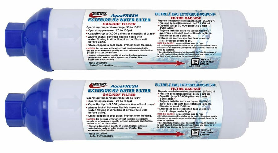 INLINE WATER FILTER  2 PK CARDED