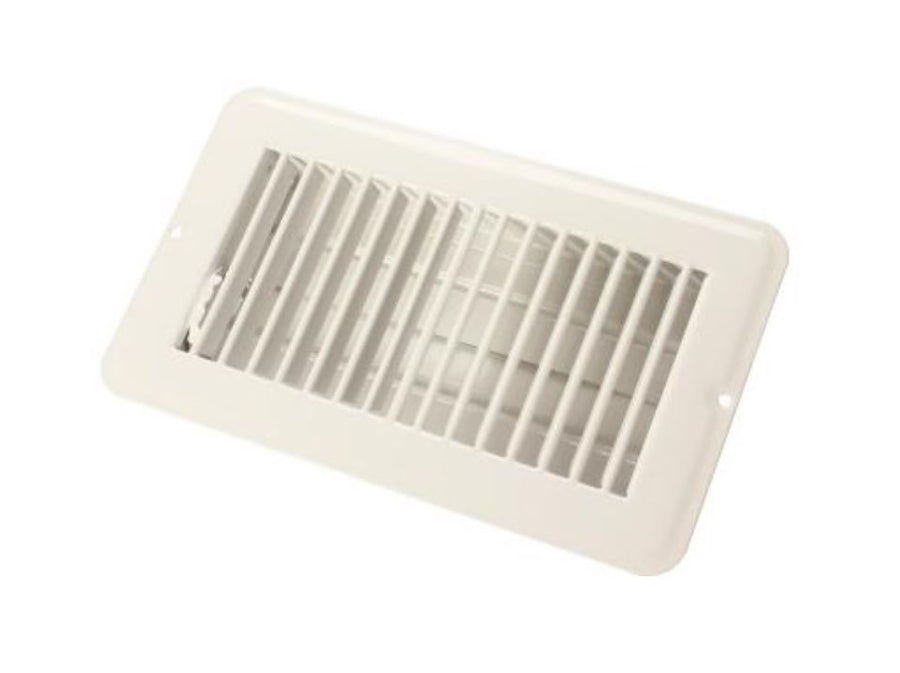 4 X 8 FLOOR REG.DMPR  MET WHT