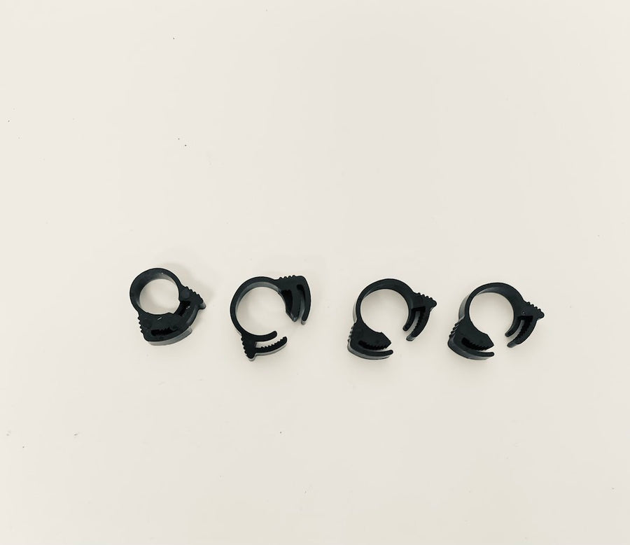 100PK NYLON RATCHET CLAMPS  11/32'