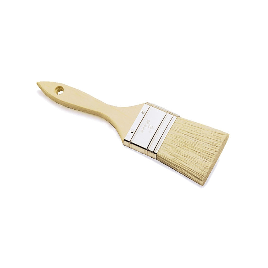 CHIP PAINT BRUSH (WHITE BRISTLE)