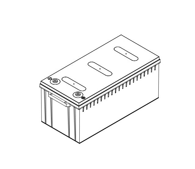 12V/240AH AGM DEEP CYCLE BATT. (M8)
