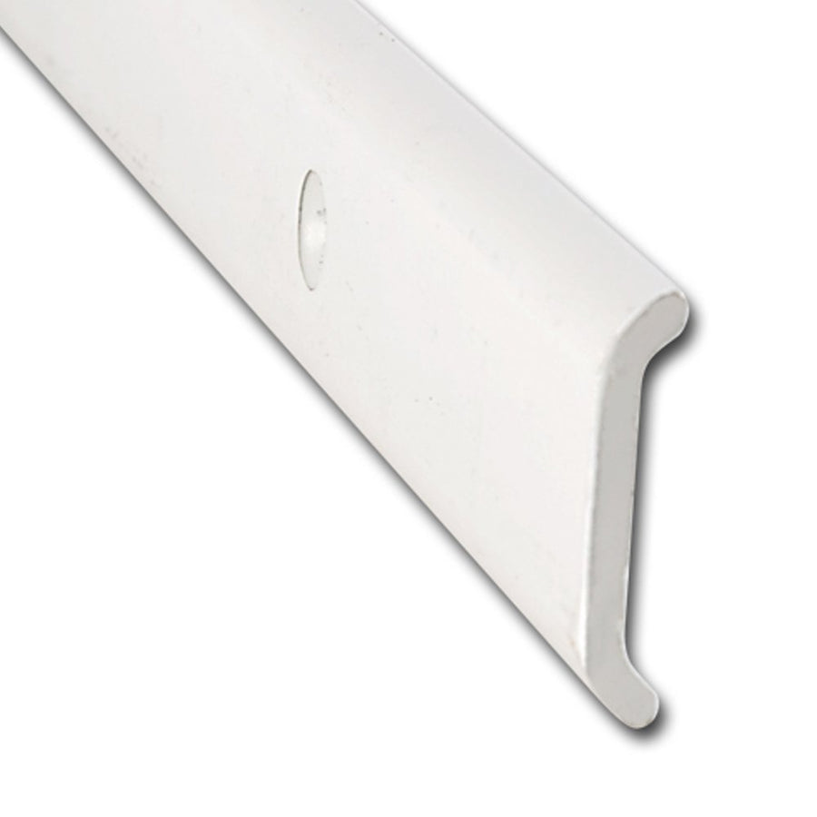 NON FLAT TRIM P.WHT 8' EA