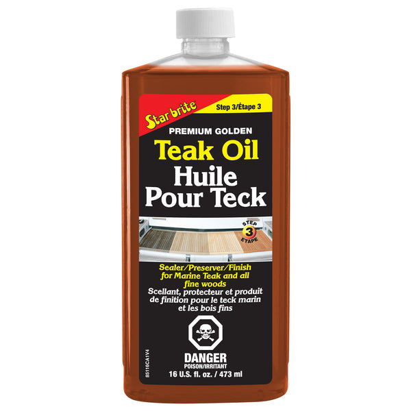 PREMIUM TEAK OIL 16 OZ.