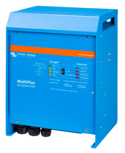 Victron Energy PMP1223011 Power Inverter/ Battery Charger; MultiPlus 12/3000/120-50 120V