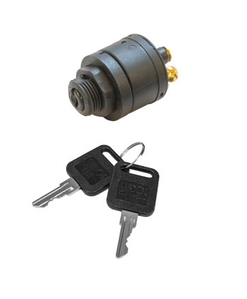 POLY 3-POS KEY SWITCH W/CHOKE