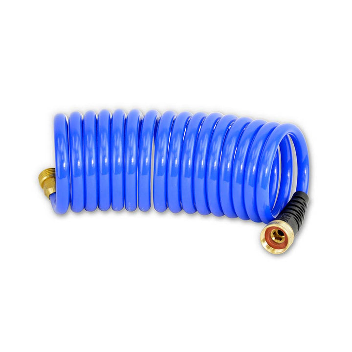 15' COILED HOSE STANDARD - BLUE