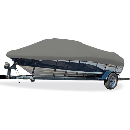 BOAT COVER V-18 I/O  SD-MIST GRAY