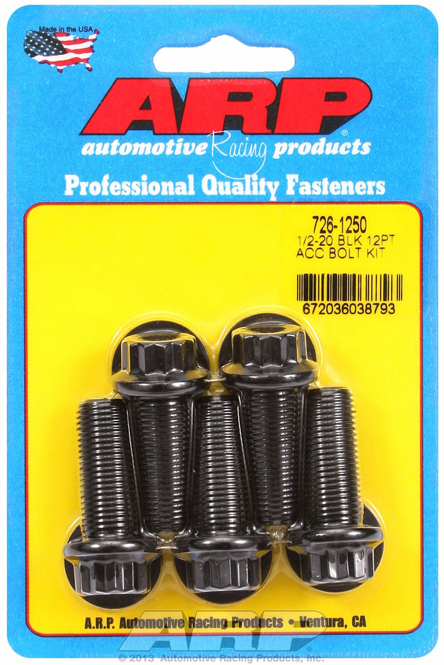 1/2-20 X 1250 12PT BLACK