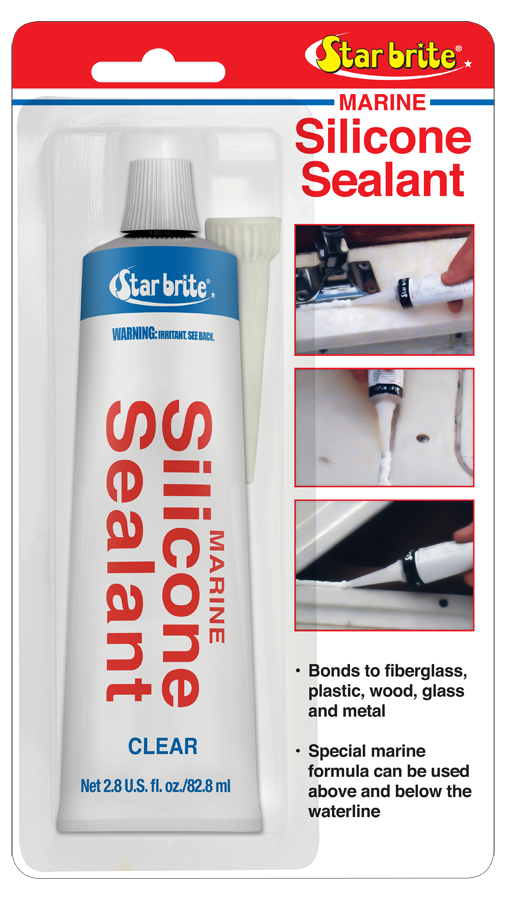 SILICONE SEALANT CLEAR 2.8 OZ.