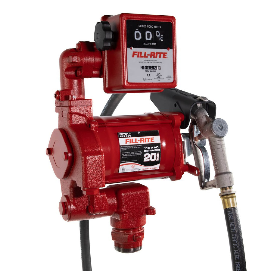 115VAC MAN NOZ 807C METER