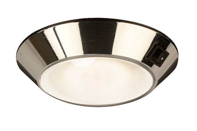 CHROME PLASTIC LED DOME LIGHT