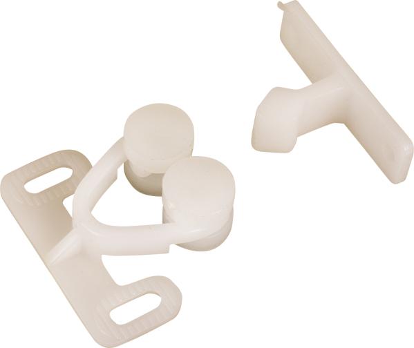NYLON TWIN ROLLER DOOR CATCH -