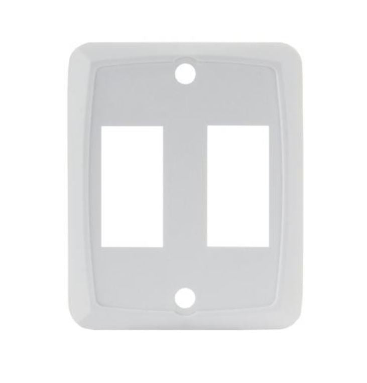 DOUBLE FACE PLATE  WHT