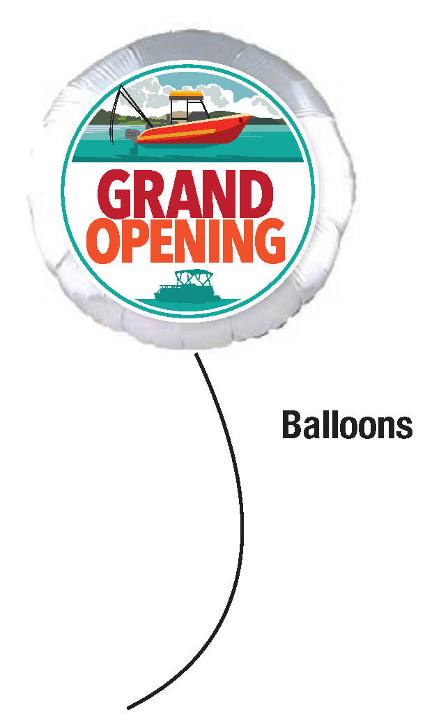 BALLOONS - OPEN HOUSE MARINE 20PK