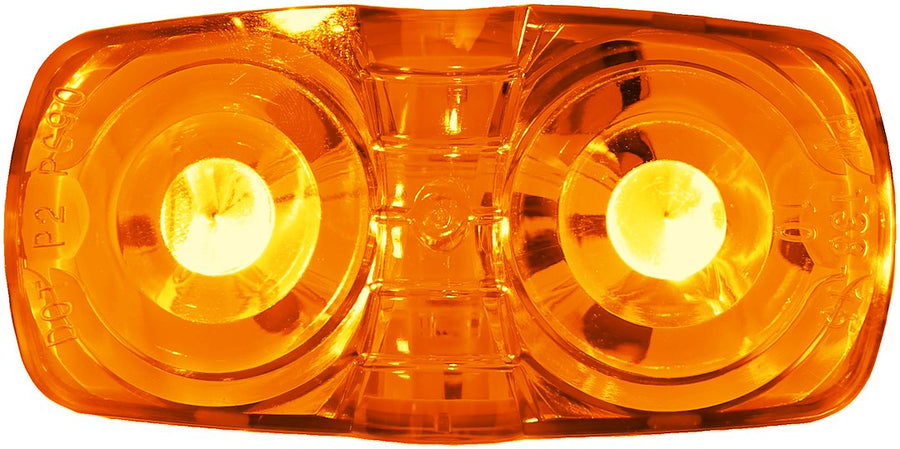 LED M/C PC MV RECT DBL BULLS-EYE  4