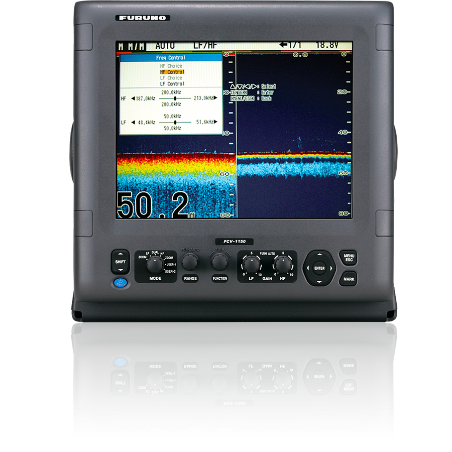 FISHFINDER 12.1' 1/2/3KW 28-200KHZ